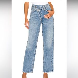 AGOLDE criss cross jeans in eternal size 26